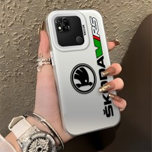 HONTINGA Xiaomi Redmi 9c ile Uyumlu Kılıfı Silikon Kenar Sert Arka Basitlik Anti Düşme Amg Desen Telefon Kılıfı K1-0609