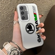 HONTINGA Samsung Galaxy S24 ile Uyumlu Kılıfı Silikon Kenar Sert Arka Basitlik Anti Düşme Amg Desen Telefon Kılıfı K1-0609