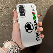 HONTINGA Xiaomi Redmi Note 11S ile Uyumlu Kılıfı Silikon Kenar Sert Arka Basitlik Anti Düşme Amg Desen Telefon Kılıfı K1-0609