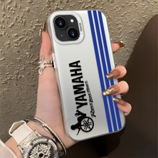 HONTINGA iPhone 14 Plus ile Uyumlu Kılıfı Silikon Kenar Sert Arka Basitlik Anti Düşme Araba Markası Desen Telefon Kılıfı K1-0610