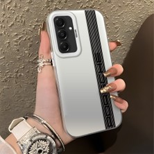 HONTINGA Samsung Galaxy A16 ile Uyumlu Kılıfı Silikon Kenar Sert Arka Basitlik Anti Düşme Araba Logosu Desen Telefon Kılıfı K1-0607