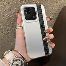 HONTINGA Xiaomi Redmi 9c ile Uyumlu Kılıfı Silikon Kenar Sert Arka Basitlik Anti Düşme Araba Logosu Desen Telefon Kılıfı K1-0607