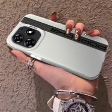 HONTINGA Tecno Spark 10 Pro ile Uyumlu Kılıfı Silikon Kenar Sert Arka Basitlik Anti Düşme Araba Logosu Desen Telefon Kılıfı K1-0607
