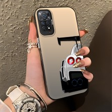 HONTINGA Xiaomi Redmi Note 12 Pro 4g ile Uyumlu Kılıfı Silikon Kenar Sert Arka Basitlik Anti Düşme Arabanın Arka Kısmı Desen Telefon Kılıfı K1-0608