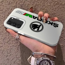 HONTINGA Samsung Galaxy S22 ile Uyumlu Kılıfı Silikon Kenar Sert Arka Basitlik Anti Düşme Amg Desen Telefon Kılıfı K1-0609