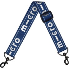 Feyza Design Güvenli ve Şık Scooter Taşıma Askısı, Yansımalı Mavi Renkli 75 Karakter