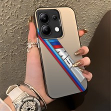 HONTINGA Xiaomi Redmi Note 13 4g ile Uyumlu Kılıfı Silikon Kenar Sert Arka Basitlik Anti Düşme Bmw Desen Telefon Kılıfı K1-0606