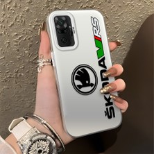 HONTINGA Xiaomi Redmi Note 10 Pro ile Uyumlu Kılıfı Silikon Kenar Sert Arka Basitlik Anti Düşme Amg Desen Telefon Kılıfı K1-0609