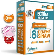 Anamorfik Yayınları KPSS Eğitim Bilimleri Anamorfik 8li Paket Deneme Sınavı TG Dijital Çözümlü
