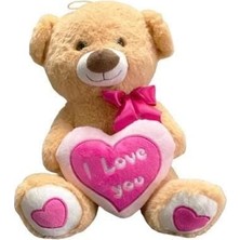 Eco Lounge 35 cm Kalp Tutan Ayı Peluş Haley