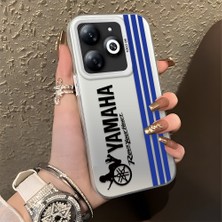 HONTINGA Tecno Spark Go 2024 ile Uyumlu Kılıfı Silikon Kenar Sert Arka Basitlik Anti Düşme Araba Markası Desen Telefon Kılıfı K1-0610