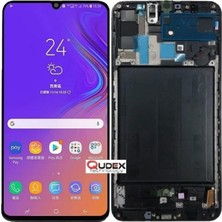 Qudex Samsung Galaxy A70 (SM-A705FN) Ekran LCD Dokunmatik Çıtalı Tft
