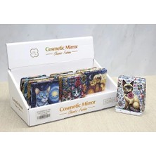 Eco Lounge Kedi Taşlı El Aynası Dikdörtgen Ince