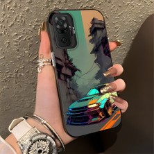 HONTINGA Xiaomi Redmi Note 10 Pro ile Uyumlu Kılıfı Silikon Kenar Sert Arka Basitlik Anti Düşme Klasik Araba Desen Telefon Kılıfı K1-0615