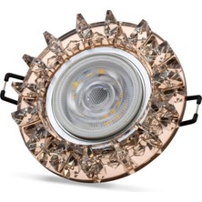 Eco Lounge Noas YL65 1687 Podos LED Çerçeveli 4000K Kristal Cam Spot Kasa - Priz ve Anahtar Için Uyumlu Çerçeve