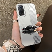 HONTINGA Xiaomi Redmi Note 11 Pro ile Uyumlu Kılıfı Silikon Kenar Sert Arka Basitlik Anti Düşme Klasik Araba Desen Telefon Kılıfı K1-0611