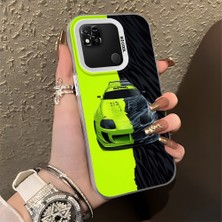 HONTINGA Xiaomi Redmi 9c ile Uyumlu Kılıfı Silikon Kenar Sert Arka Basitlik Anti Düşme Lambo Desen Telefon Kılıfı K1-0613