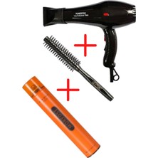 Feyza Design Yüksek Performanslı Profesyonel Fön Makinası ve Saç Spreyi Seti