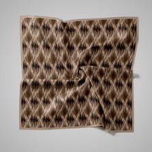 Piramit Naturel Eşarp | Kristal Baklava