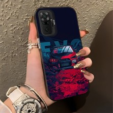 HONTINGA Xiaomi Redmi Note 10 Pro ile Uyumlu Kılıfı Silikon Kenar Sert Arka Basitlik Anti Düşme Şık Spor Arabası Desen Telefon Kılıfı K1-0614