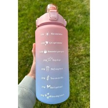 Gampus 2l Taşınabilir Su Şişesi Renkli Büyük Sporcu Matarası 2 Lt Kapasiteli Şirin Suluk Bpa Içermez