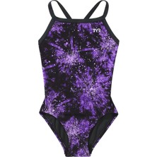 Tyrtyr Durafast Lite® Diamondfit Kız Çocuk Mayo - Radiant Flare - Mor - 24 - ST00680-2644