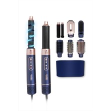 Fantom Mavi Saç Şekillendirici, Pratik ve Güçlü Saç Düzleştirici ve Döküm Aleti