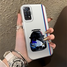 HONTINGA Xiaomi Redmi Note 11 Pro ile Uyumlu Kılıfı Silikon Kenar Sert Arka Basitlik Anti Düşme Bmw Desen Telefon Kılıfı K1-0606