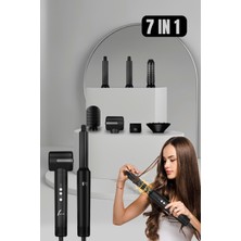 Feyza Design 7'li Çok Fonksiyonlu Hava Üflemeli Saç Düzleştirici ve Şekillendirici