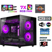 Xaser Raze X50 Ryzen 7 9700X 16GB Ddr5 Ram 512GB M.2 Nvme SSD Sıvı Soğutmalı Hazır Tavsiye Sistem