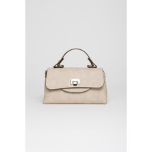 Jacquline Jacqulıne Kadın Çapraz ve El Çantası IM563 Bej