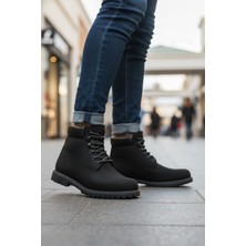 Hush Puppies 725039 Empresa Siyah Unisex Kaymaz Taban Bot