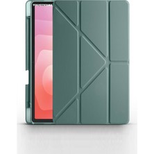 TekNetStore Samsung Galaxy Tab S11 11 Inç SM-X730 Uyumlu Kılıf Standlı Kalem Bölmeli Akıllı Trifolding Kapak