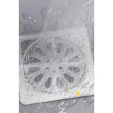 Gampus 5 Adet Yapışkanlı Banyo Gider Koruyucu Saç Toplayıcı – Gider Böcek Koruyucu Gider Süzgeci