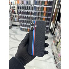 HappyCase iPhone 17 Karbon Magsafe Kılıf - Kırmızı