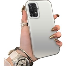 Ucuc Samsung Galaxy A52/A52S Uyumlu Kılıf Akrilik Sert Arka Panel Mat Dokulu Yan Silikon Darbe Emici Kamera Koruma Kapak
