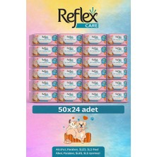 Reflex Care Evcil Hayvanlar Için Çok Amaçlı Hijyenik Temizleme Mendili 50'li x 24 Adet