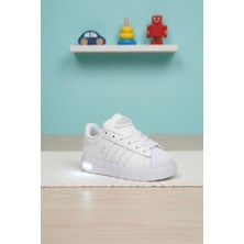 Oksit Supers Kaymaz Tabanlı Unisex Işıklı Çocuk Spor Ayakkabı
