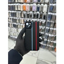 HappyCase iPhone 15 Premium Deri Dokulu Kılıf Magsafe Özellikli -Blue