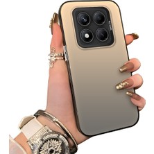 Ucuc Redmi Note 14 Pro 4g Uyumlu Kılıf Akrilik Sert Arka Panel Mat Dokulu Yan Silikon Darbe Emici Kamera Koruma Kapak