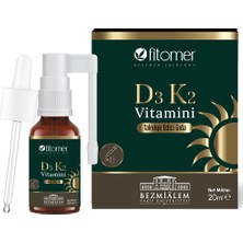 Fitomer Vitamin D3 ve Vitamin K2 Sprey Damla 20 ml