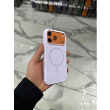 HappyCase iPhone 17 Pro Uyumlu Silinebilir Lansman Kılıf - Lila