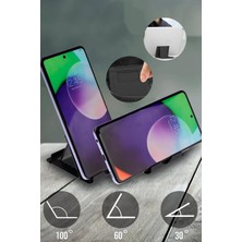 Gampus Masa Üstü Tablet Standı Telefon Standı Fold Stand Siyah Portatif Tasarım Stand