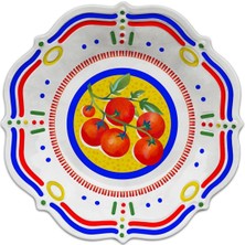 Baci Milano Dolce Vita Tomatos 6'lı Çukur Tabak 23,5 cm Melamin