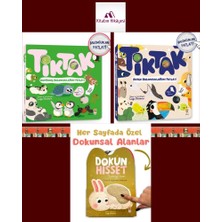 Sincap Kitap Tik-Tak Duygu Baloncuklarını Patlat, Davranış Baloncuklarını Patlat, Dokun Hisset Tummy Time(3kitap)