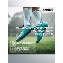 Sirius Sportswear Futbol Pro Kaydırmaz Kauçuk Havlu Taban Maç Antrenman Tozluk Halı Saha Çorap