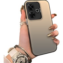 Ucuc Redmi 13X Uyumlu Kılıf Akrilik Sert Arka Panel Mat Dokulu Yan Silikon Darbe Emici Kamera Koruma Kapak