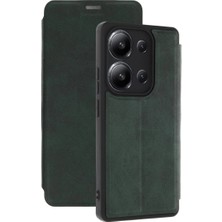 Starseven Redmi 15C 4g Flip Cover - Yeşil