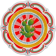 Baci Milano Dolce Vita Palm 6'lı Servis Tabağı 28 cm Melamin