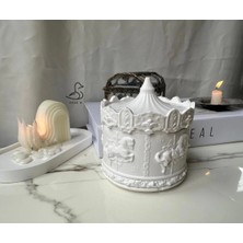 CasadiDuck Atlı Karınca Dönme Dolap Taş Tozu Dekoratif Obje 2’li